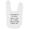 alarm Baby Bibs