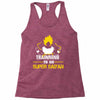 Trainning To Go Super Saiyan Racerback Tank