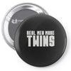 real men make twins Pin-back button