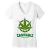 cannabis for medical use only Women's V-Neck T-Shirt