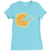 pizza pie chart Ladies Fitted T-Shirt