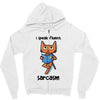 Sarcasm Zipper Hoodie
