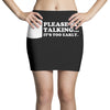 please stop talking it's too early coffee Mini Skirts