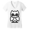 owl Women's V-Neck T-Shirt