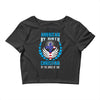 American by Birth Christian By the Grace of God Crop Top