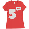 cool hi five Ladies Fitted T-Shirt