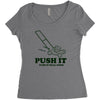 push it (push it real good) Women's Triblend Scoop T-shirt