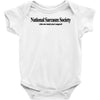 national sarcasm society funny t shirt Baby Onesie