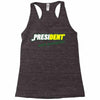 president eat people Racerback Tank