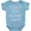coffee tee Baby Onesie