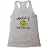 world's best grandma Racerback Tank