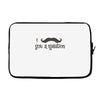 mustache Laptop sleeve