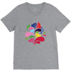 colorful art V-Neck Tee