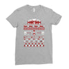 merry x mas you filthy animal Ladies Fitted T-Shirt
