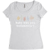 Baby Why You Bullshittin Women's Triblend Scoop T-shirt