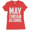 may contain alcohol (2) Ladies Fitted T-Shirt