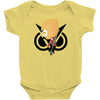 funny black gamming Baby Bodysuit