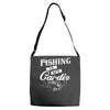 fishing is my cardio Adjustable Strap Totes