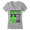 lymphoma disease awareness Women's V-Neck T-Shirt