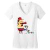 veggies are life Women's V-Neck T-Shirt