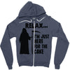 i'm just here for the cake Zipper Hoodie
