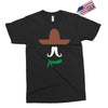 ladies sombrero  funny retro mexico mustache designer Exclusive T-shirt