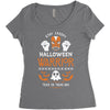 halloween warrior Women's Triblend Scoop T-shirt