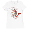 pirate shrimp Ladies Fitted T-Shirt