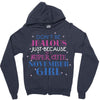 don't be jealous just because i'm a super cute november girl Zipper Hoodie