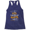 i am an april women Racerback Tank