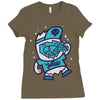 pizza yetee! Ladies Fitted T-Shirt