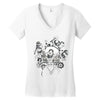 back to modern times Women's V-Neck T-Shirt