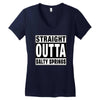 straight outta salty springs Women's V-Neck T-Shirt