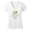 green dragon lager Women's V-Neck T-Shirt