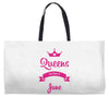 queens are born in june Weekender Totes