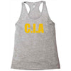 cia  funny  fashion fbi feds joke fancy dress Racerback Tank