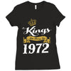 kings are born in 1972 Ladies Fitted T-Shirt