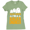 cant scare me im sales engineer halloween Ladies Fitted T-Shirt