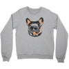blue and tan frenchie Crewneck Sweatshirt
