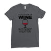 i could give up wine Ladies Fitted T-Shirt