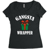 gangsta wrapper Women's Triblend Scoop T-shirt