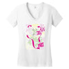 split Women's V-Neck T-Shirt
