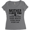 I Love You Mother Women's Triblend Scoop T-shirt