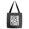 new years eve 2016 give peace a chance Tote Bags