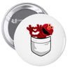 Cookie Monster Elmo Pocket Pin-back button