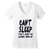 can't sleep clowns show up Women's V-Neck T-Shirt
