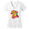 novus ordo reptilia Women's V-Neck T-Shirt