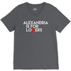 alexandria is for lovers V-Neck Tee