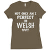 perfect welsh Ladies Fitted T-Shirt