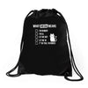 meow meaning Drawstring Bags